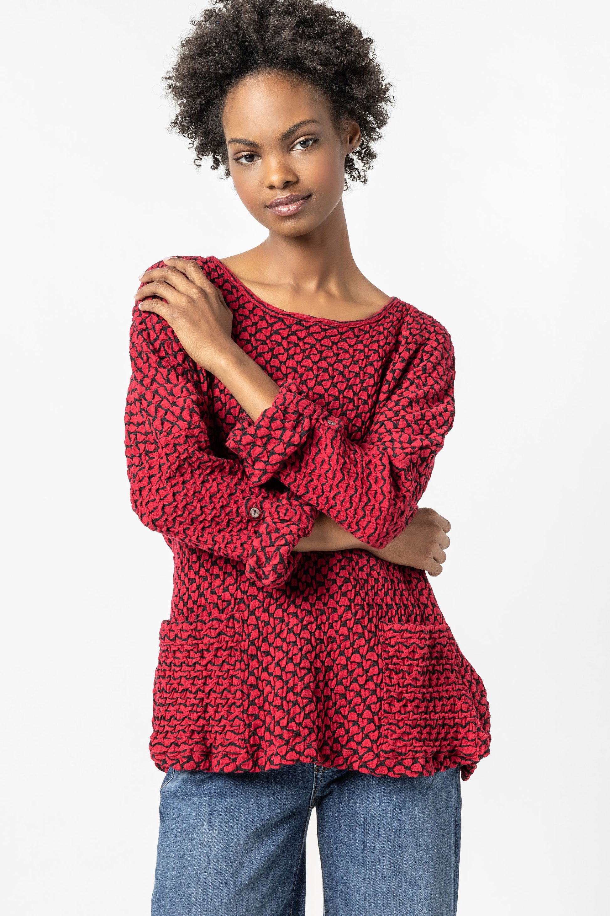 Komil Clothing Ashton Weave Top
