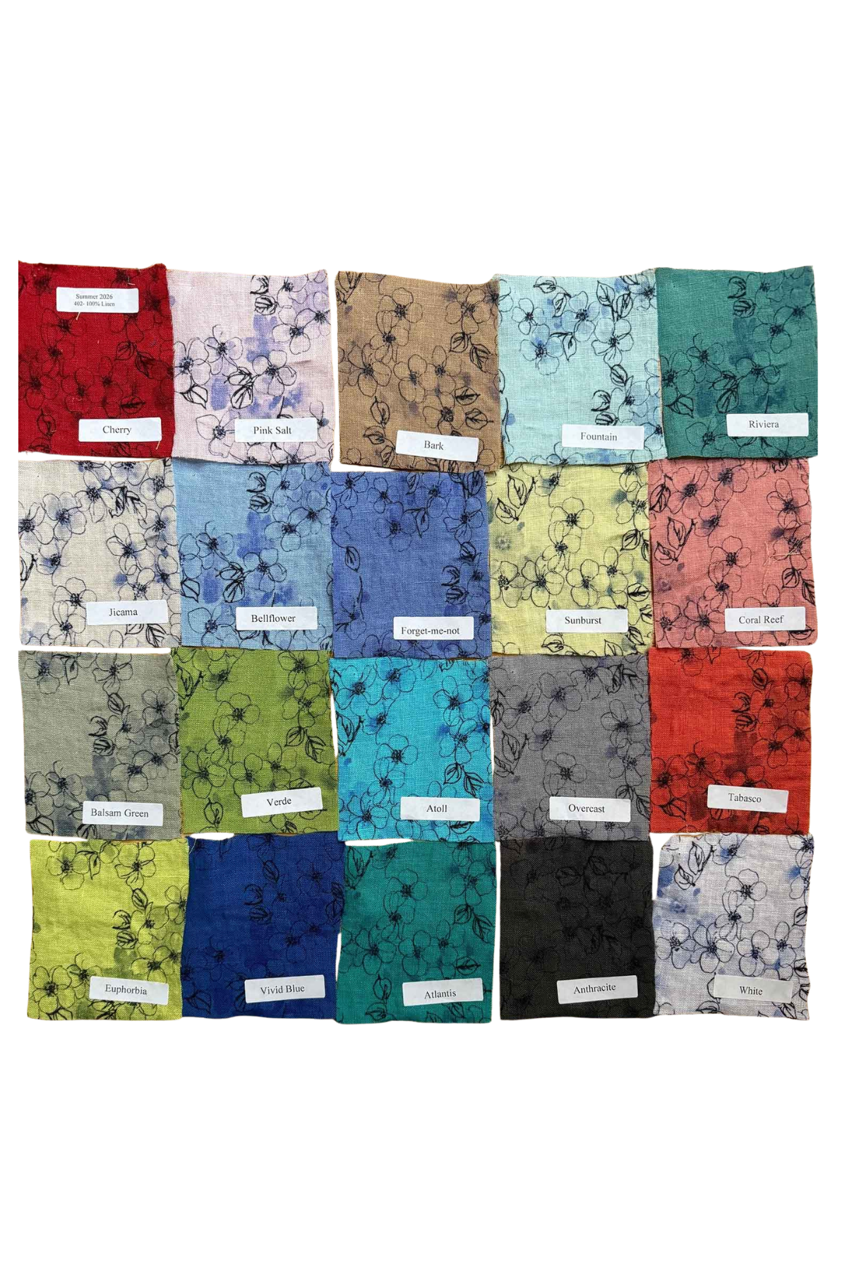 Cut Loose Morning Glory Linen