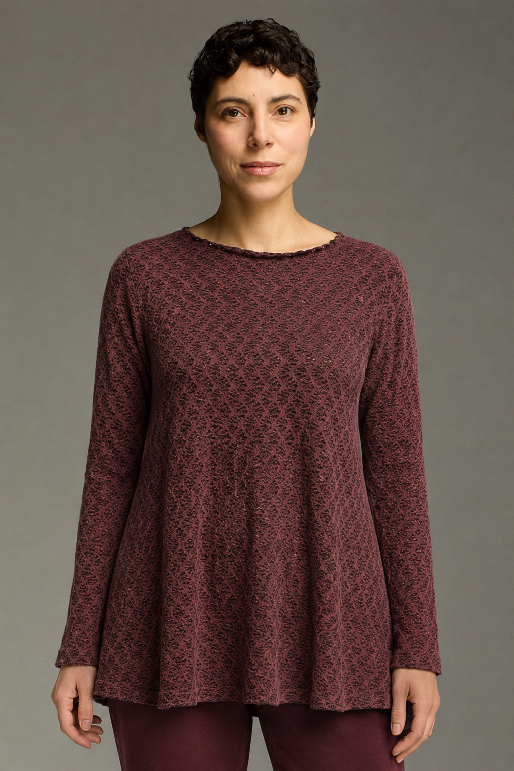 Cut Loose Black/Natural Crochet Boho Tunic Fall 2026- Special Order
