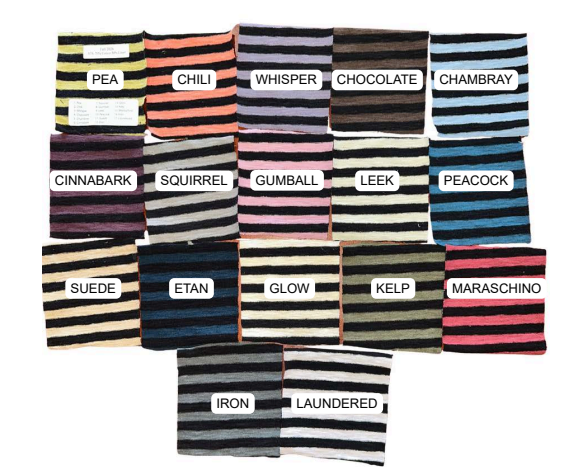 Cut Loose Black Stripe for fall swatches