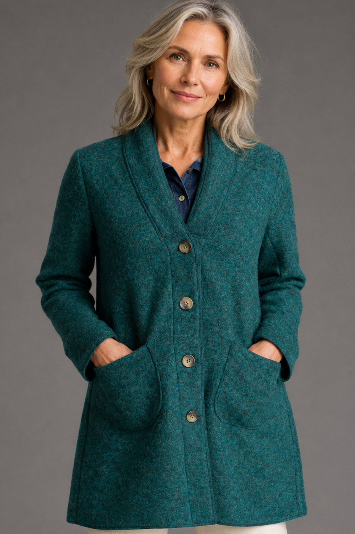 Cut Loose  Boiled Wool Mid-Length Coat Fall 2026- Special Order