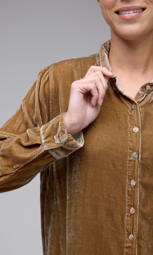 Cut Loose Clothing Velvet Fitted Shirt Fall 2025-Special order