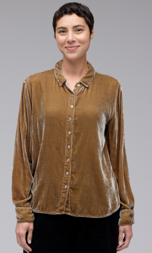 Cut Loose Clothing Velvet Fitted Shirt Fall 2025-Special order