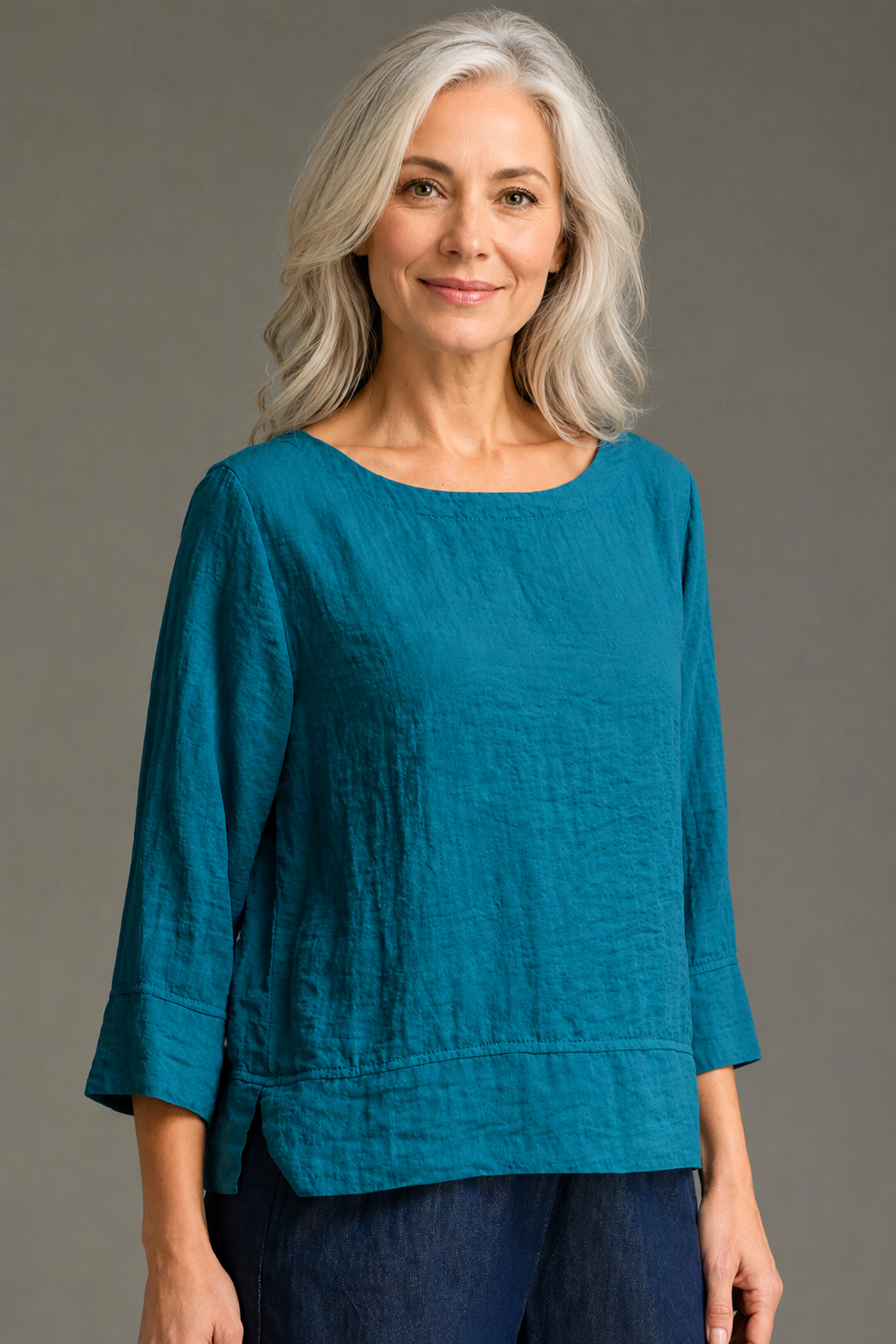 Cut Loose Fall Rayon Parachute Boatneck Vent Top Fall 2026- Special Order