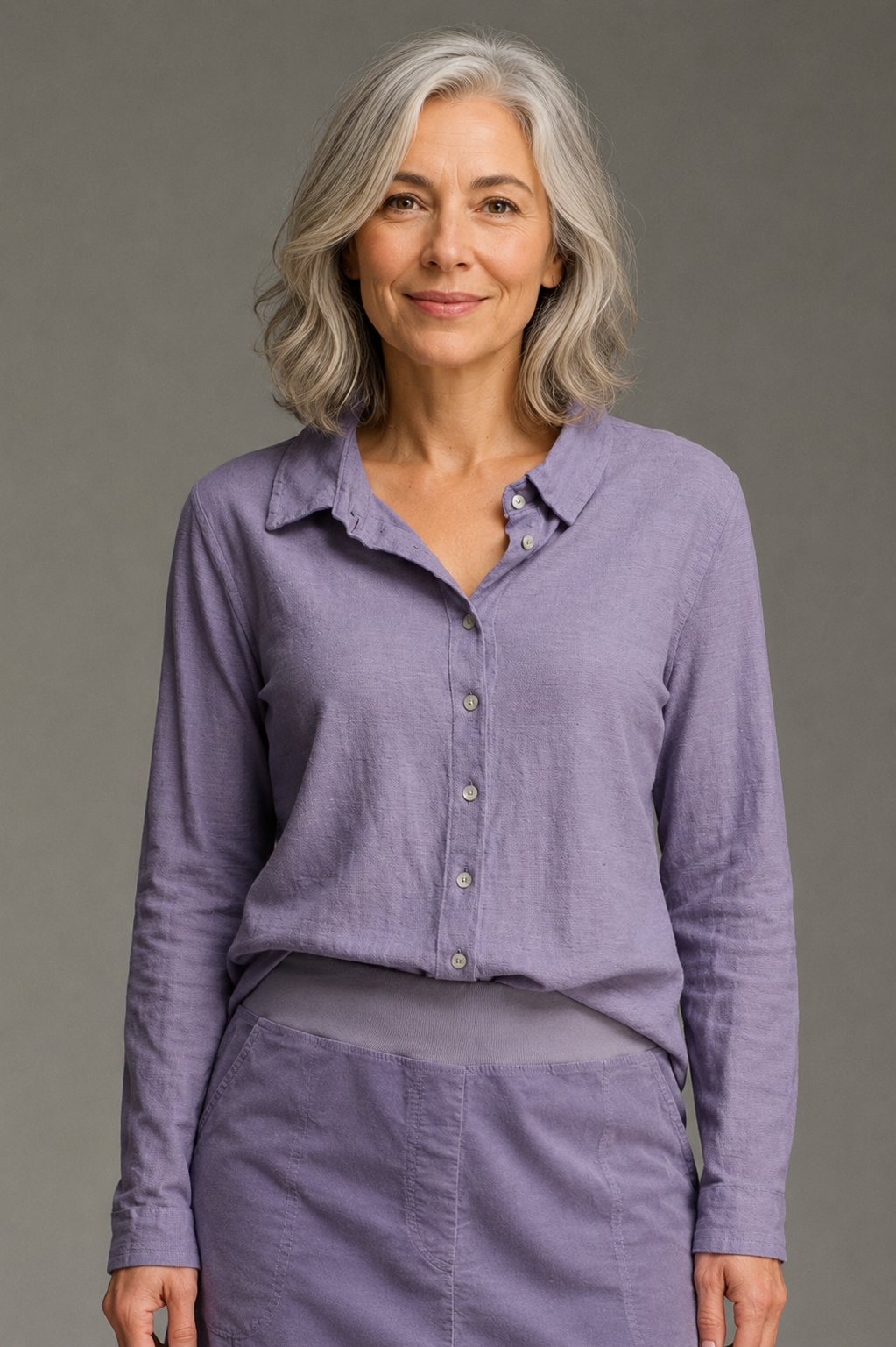 Cut Loose Linen Cotton Jersey Fitted Shirt Fall 2026- Special Order - thread to cloth