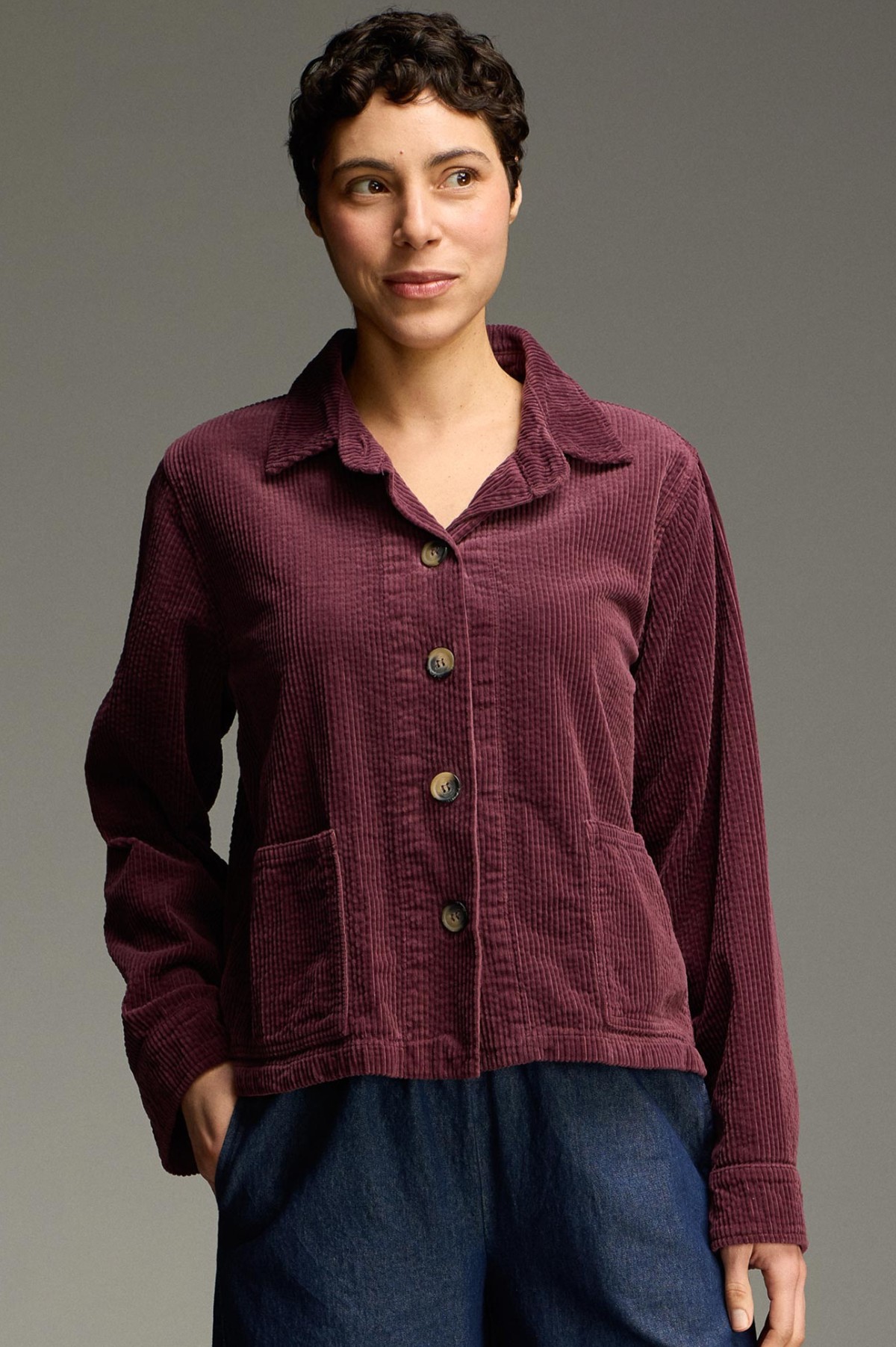 Cut Loose Lux Cord Cropped Jacket Fall 2026- Special Order
