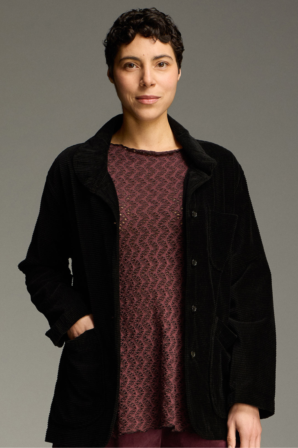 Cut Loose Lux Cord Long Blazer Fall 2026- Special Order