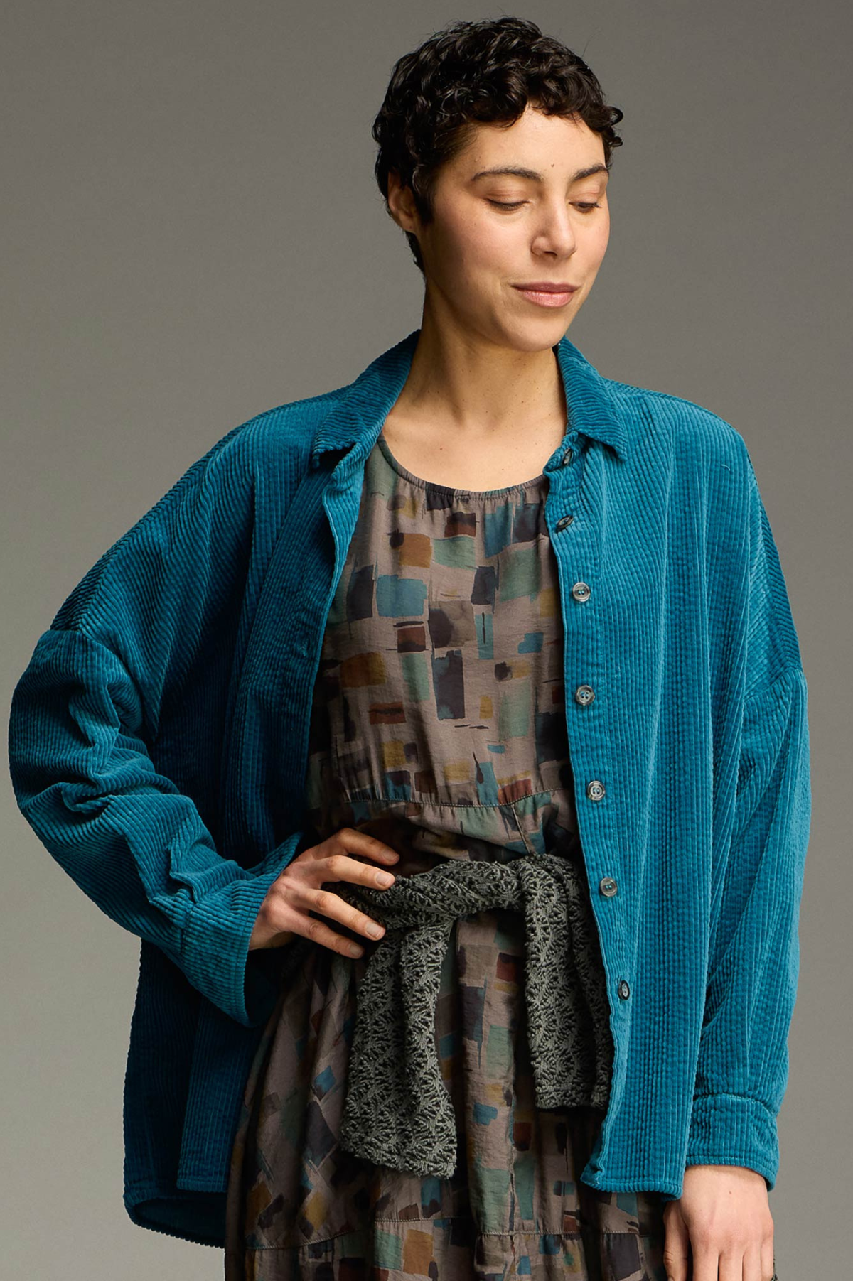 Cut Loose Lux Cord Oversized Shirt Fall 2026- Special Order