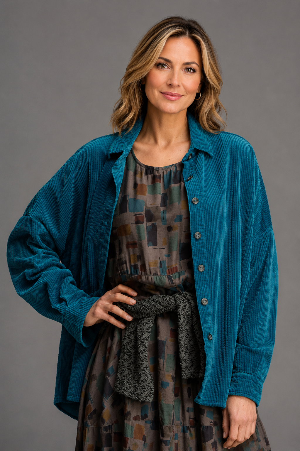 Cut Loose Lux Cord Oversized Shirt Fall 2026- Special Order