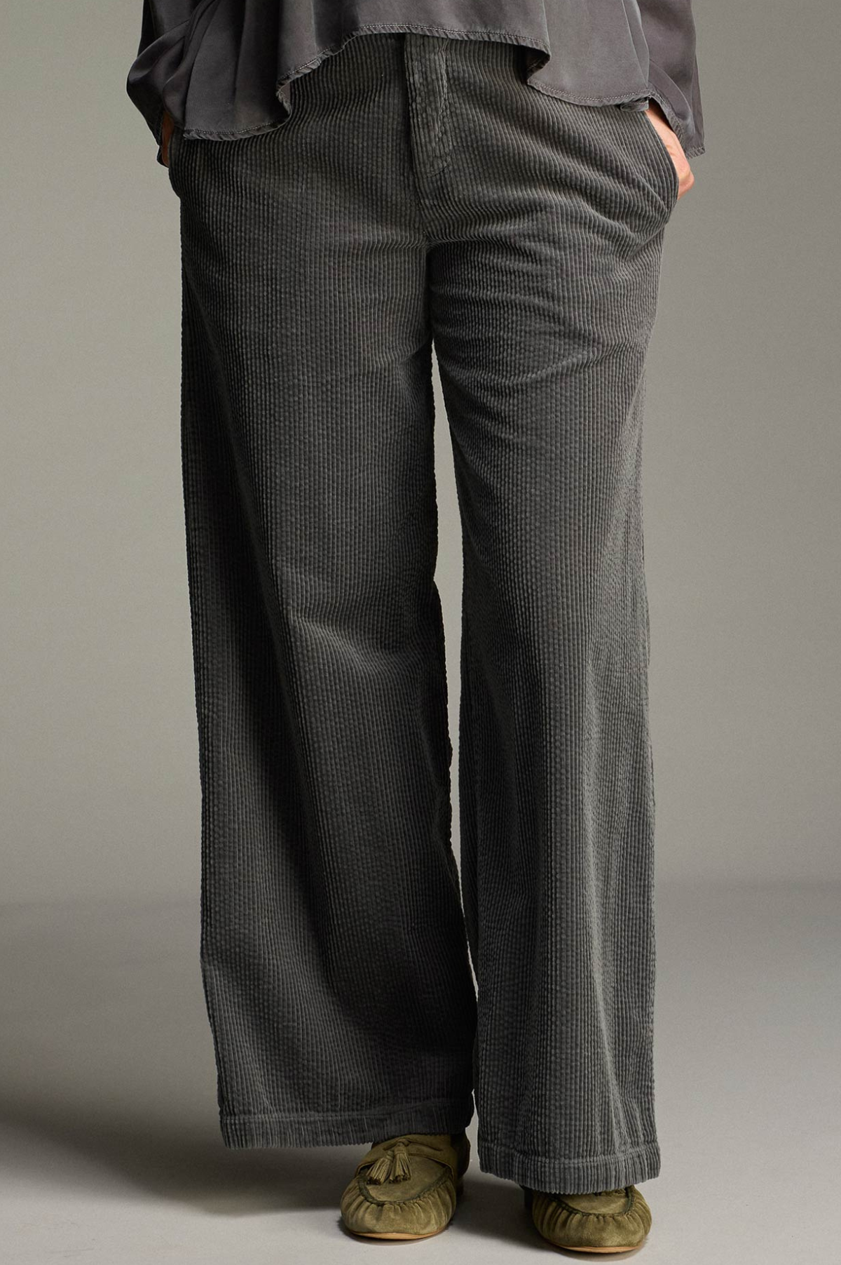 Cut Loose Lux Cord Wide Leg Zip Pant Fall 2026- Special Order
