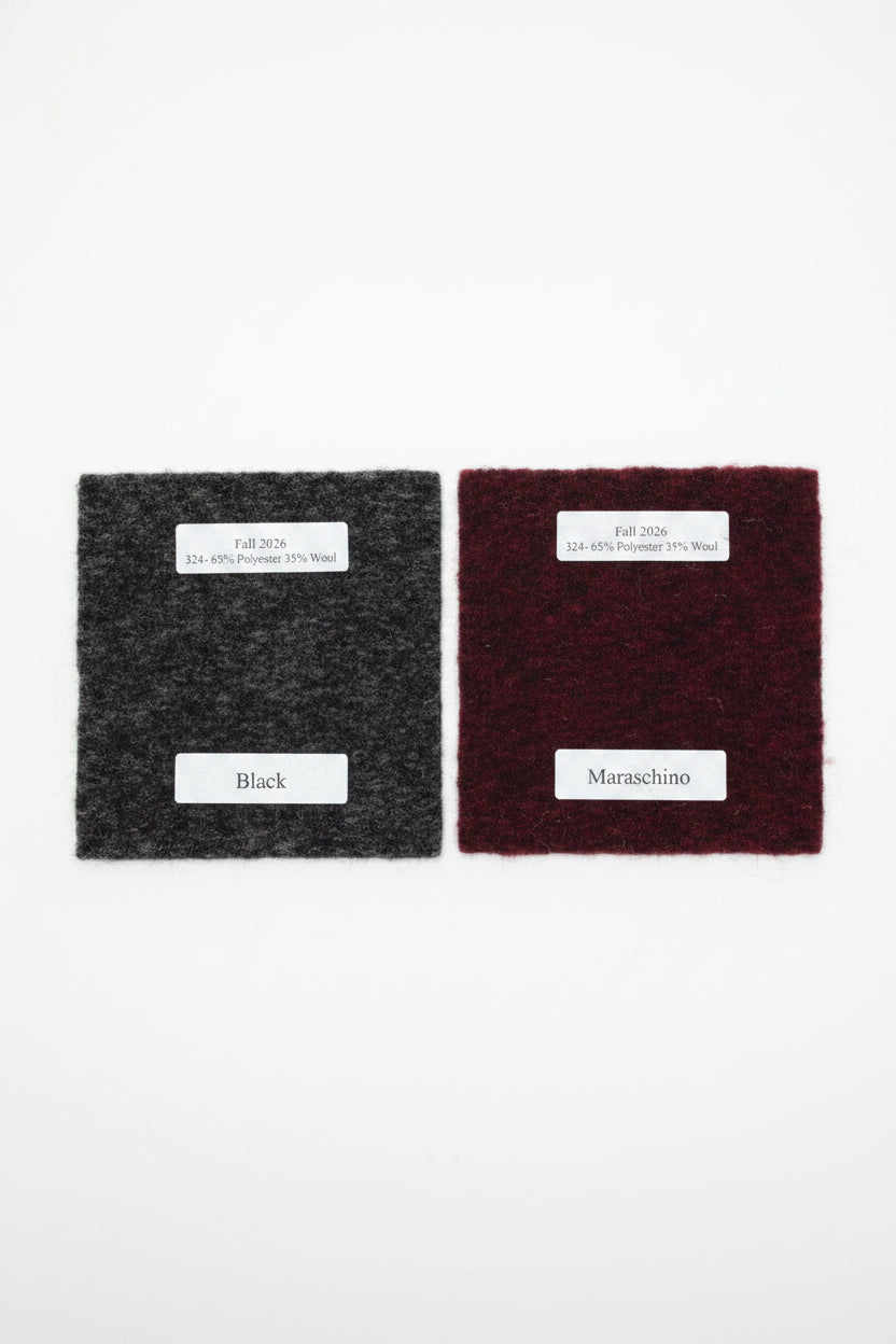 Cut Loose Marled Boiled Wool Zip Swing Jacket Fall swatches