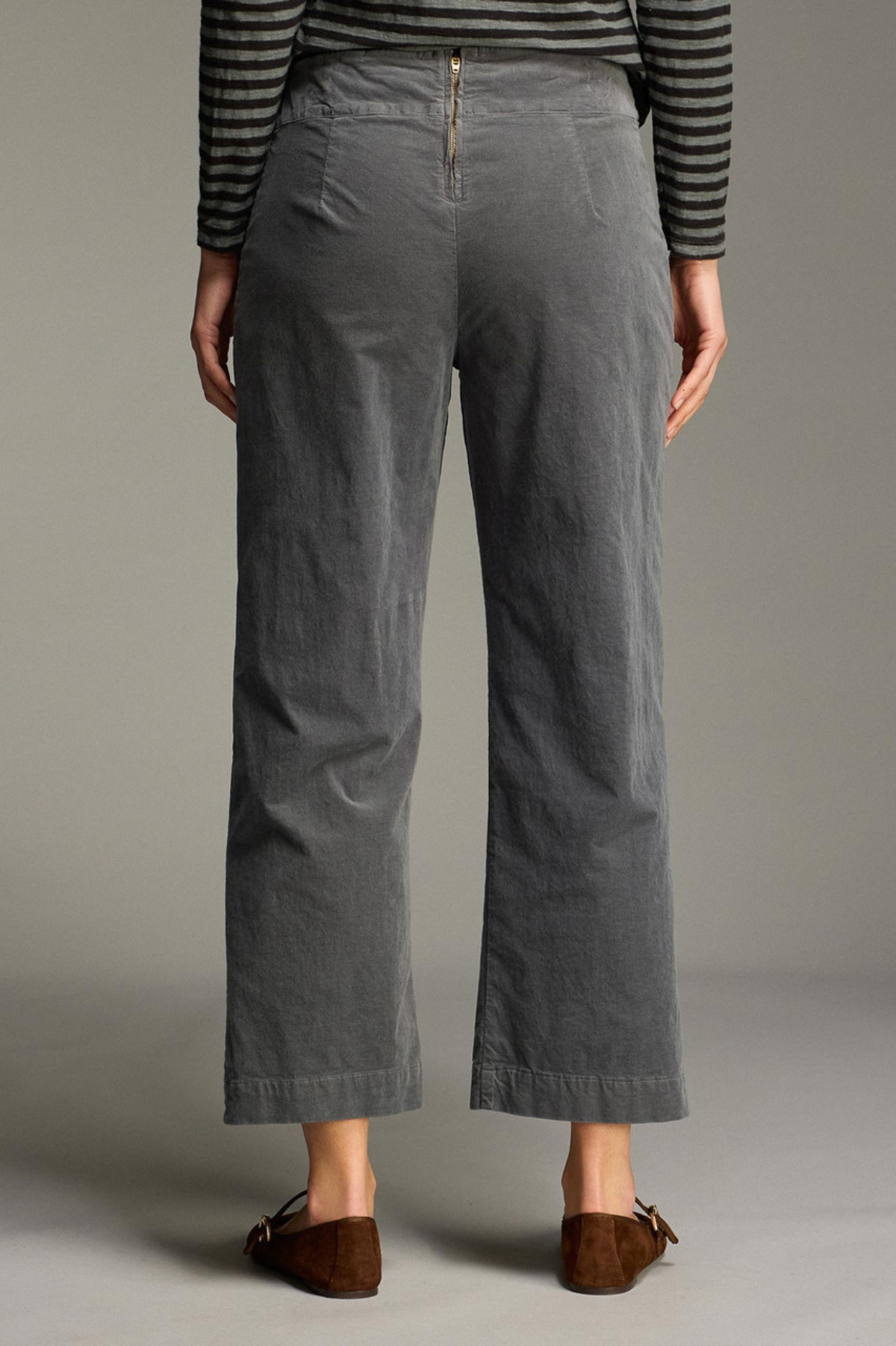 Cut Loose Mini Cord Back Zip Trouser Fall 2026- Special Order - thread to cloth