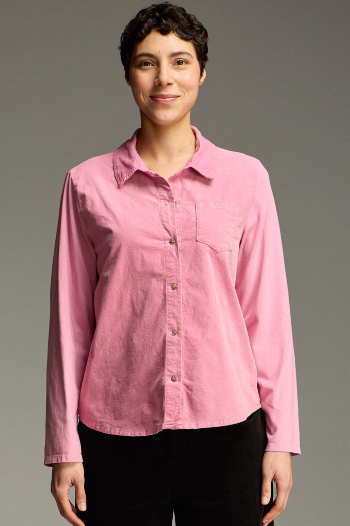 Cut Loose Mini Cord Collard Shirt Fall 2026- Special Order - thread to cloth