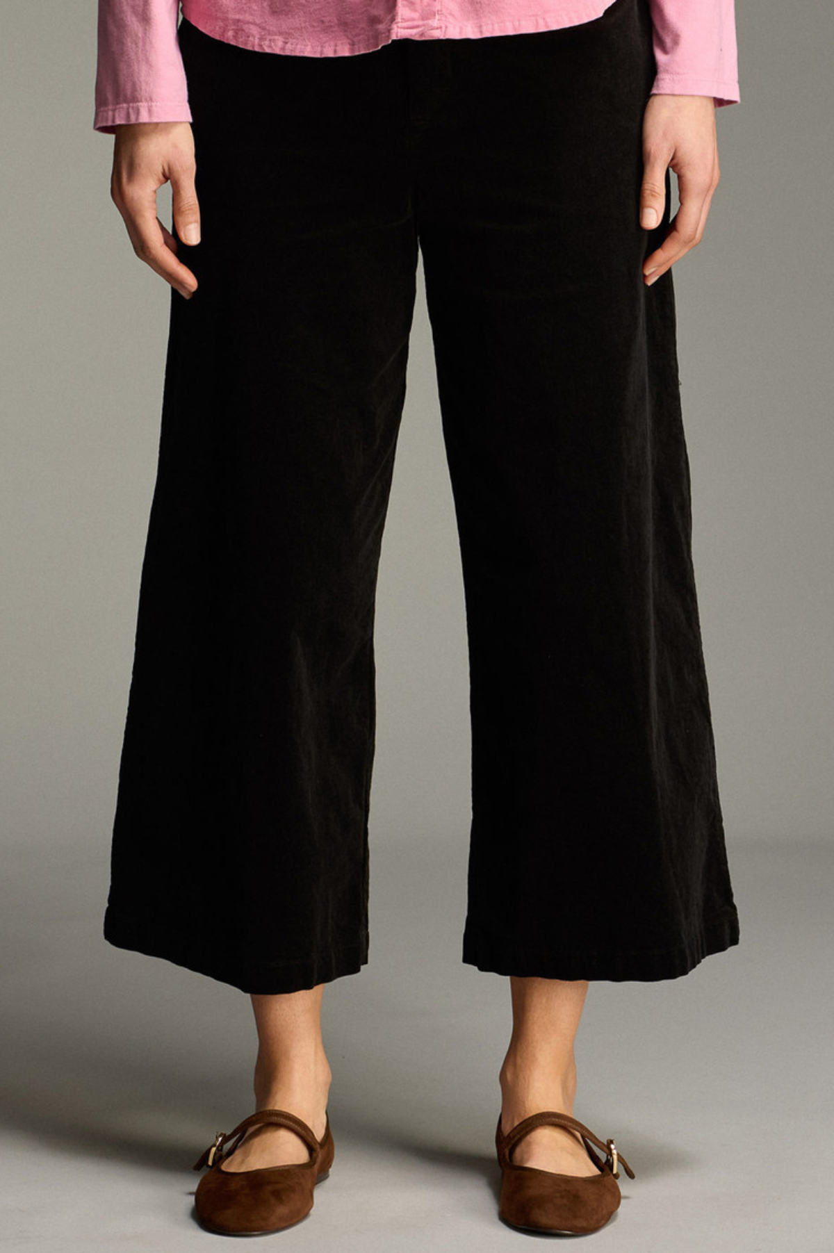 Cut Loose Mini Cord Straight Crop Trouser Pant Fall 2026- Special Order - thread to cloth
