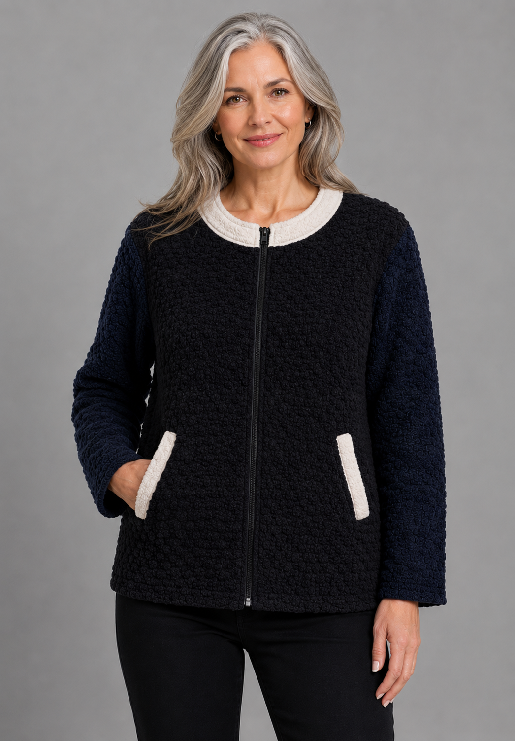 Cut Loose Pebbled Boiled Wool Bomber Jacket 2026- Special Order