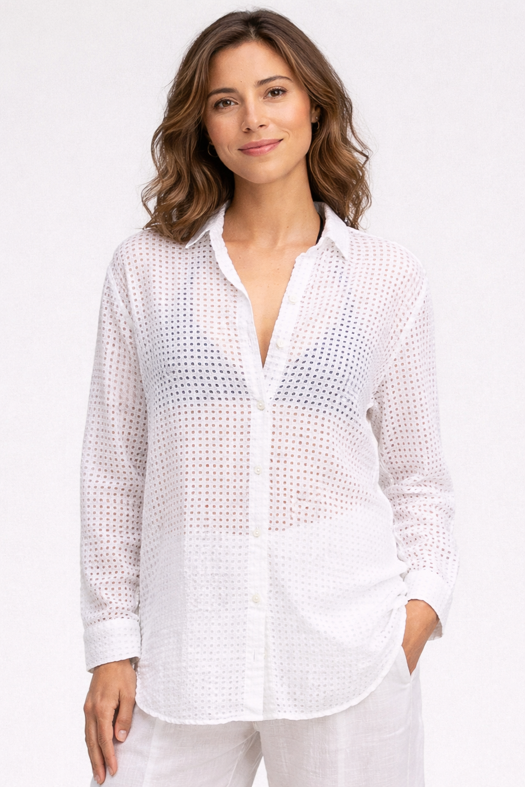 Cut Loose Pinhole Aline Shirt Summer 2026- Special Order