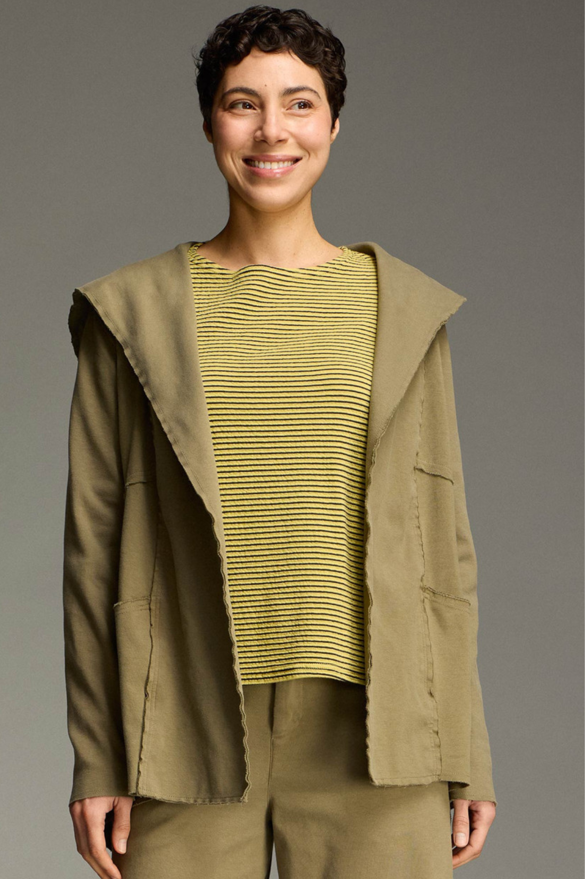 Cut Loose Ponti Hooded Jacket Fall 2026- Special Order