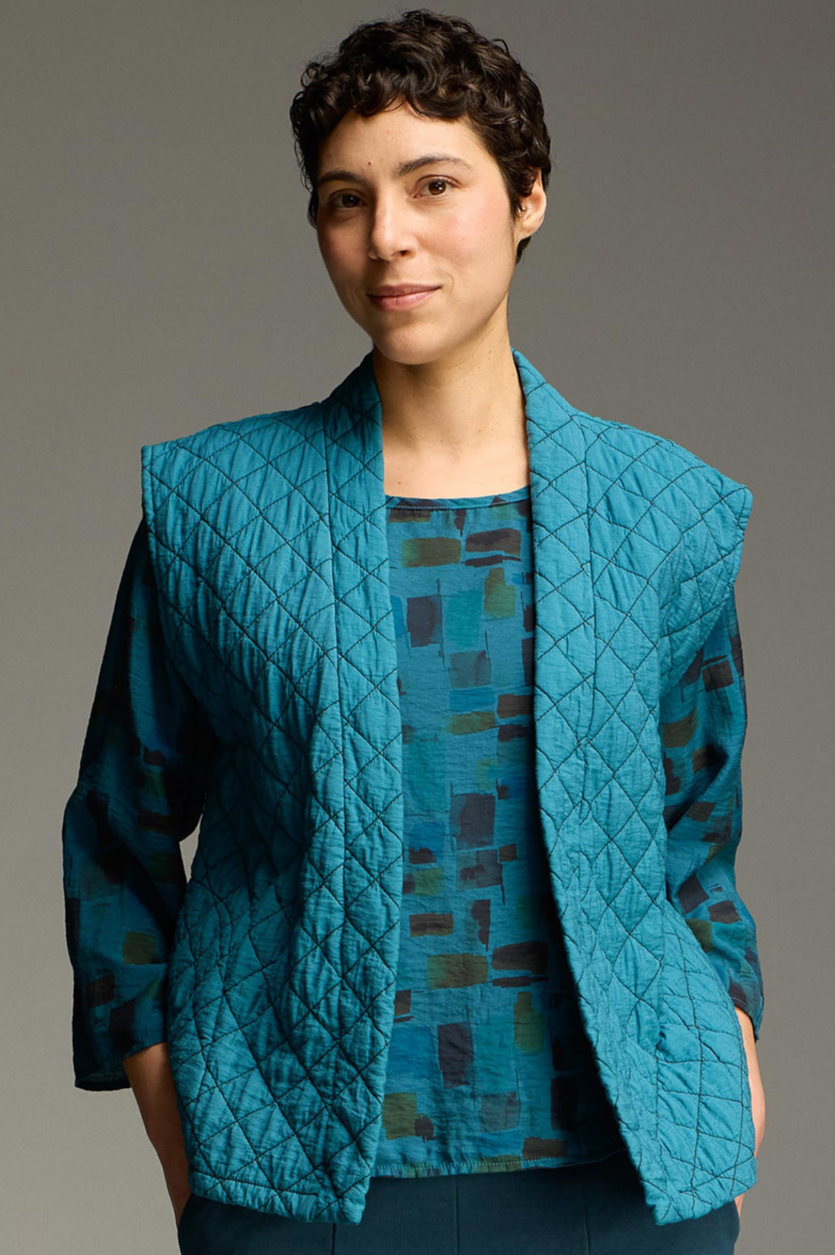 Cut Loose Quilted Parachute Open Vest Fall 2026- Special Order