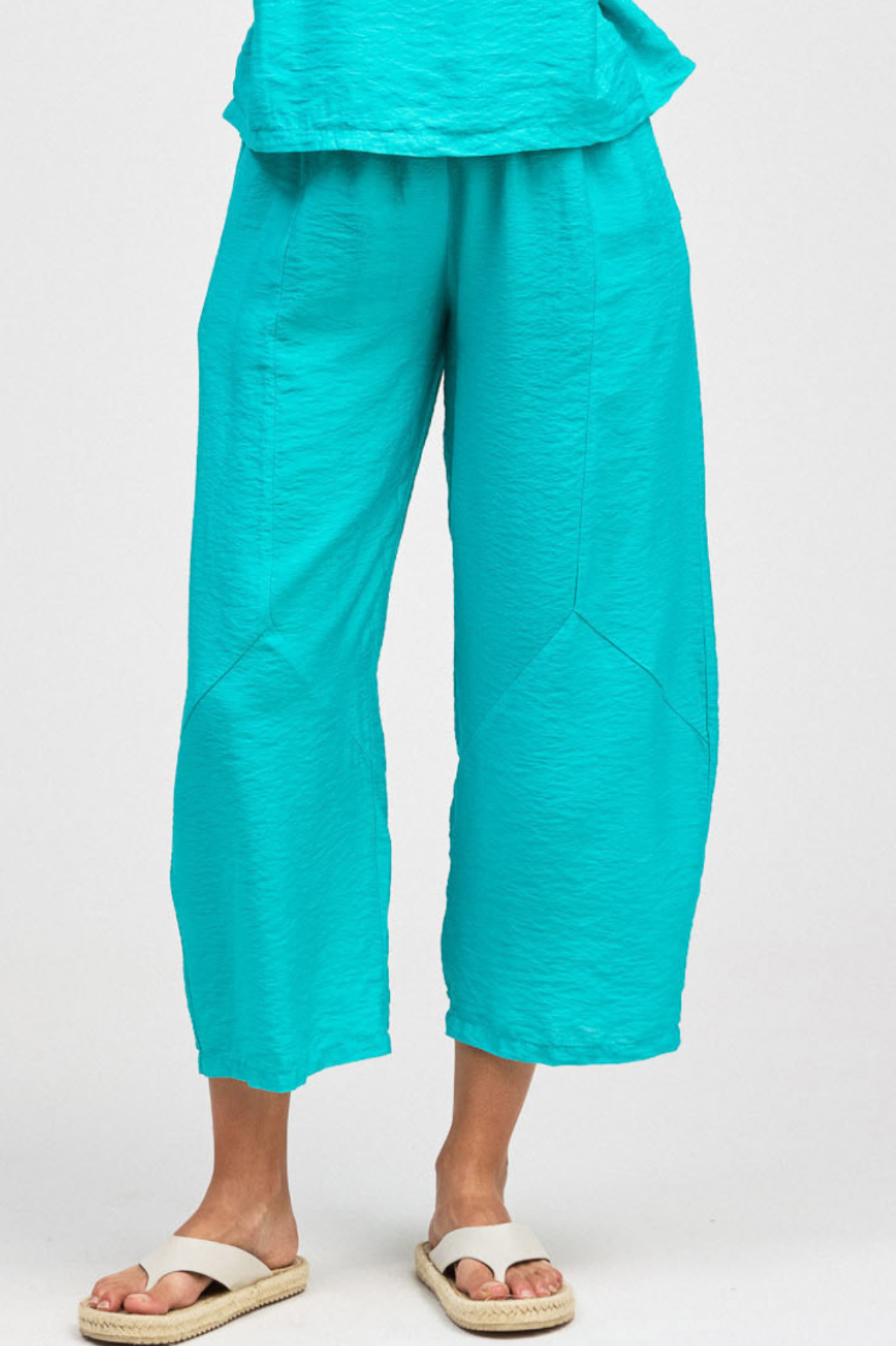 Cut Loose Rayon Parachute Barrel Crop Pant Summer 2026- Special Order