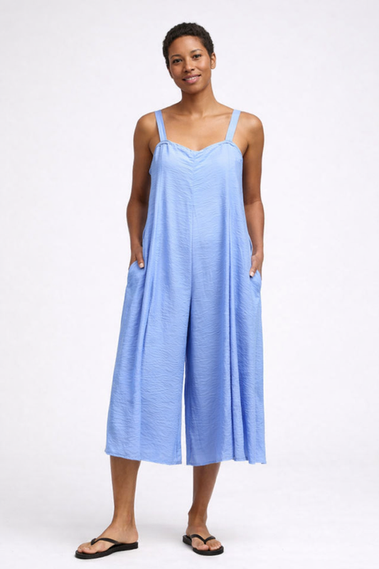 Cut Loose Rayon Parachute Cropped Jumpsuit Summer 2026- Special Order