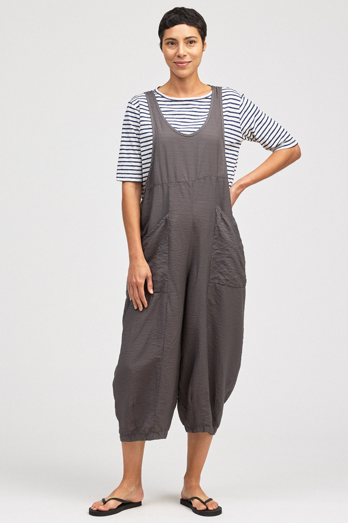 Cut Loose Rayon Parachute Racerback Overall Jumpsuit Summer 2026- Special Order