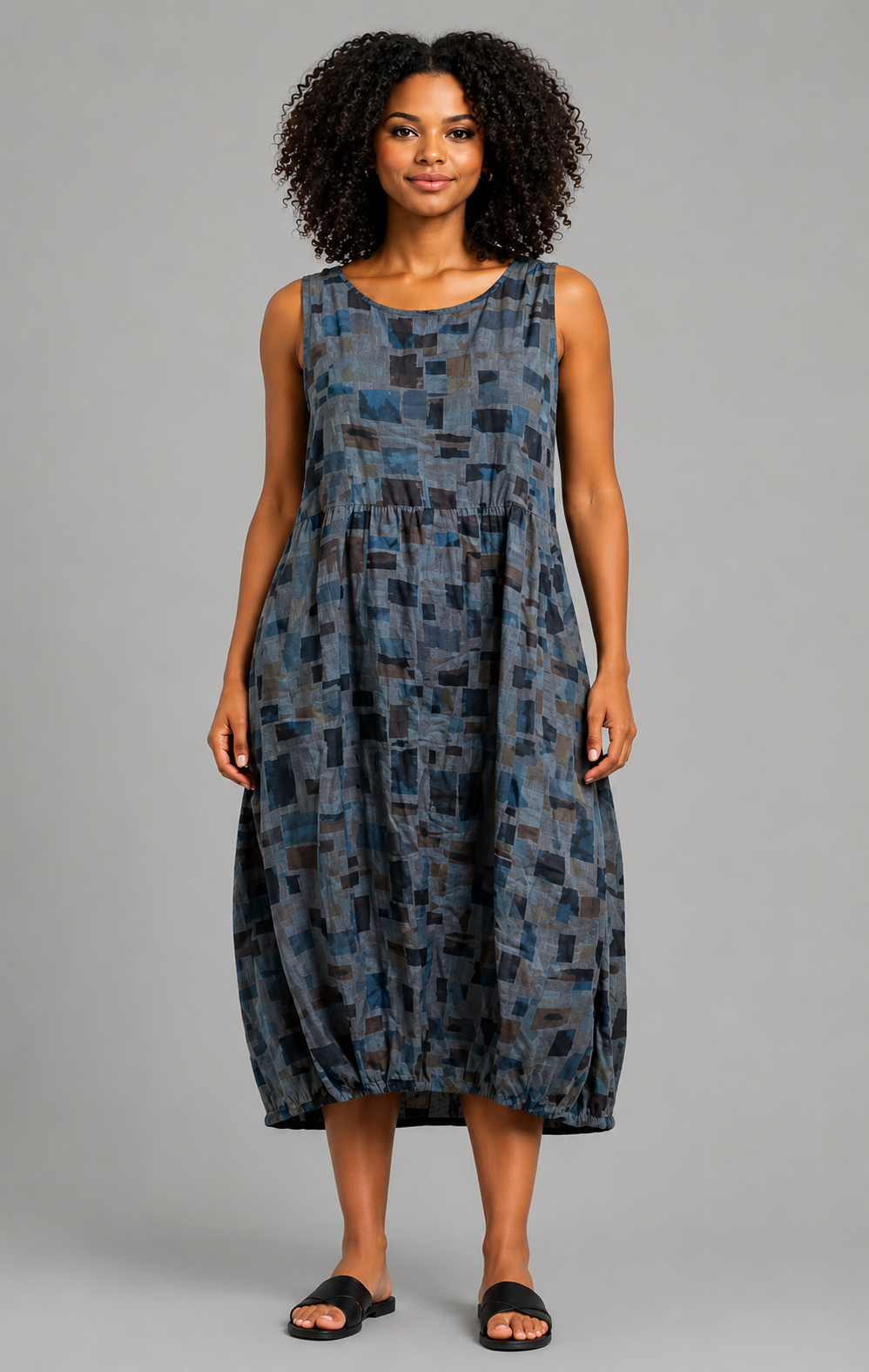 Cut Loose Sea Glass Rayon Bubble Dress Fall 2026- Special Order