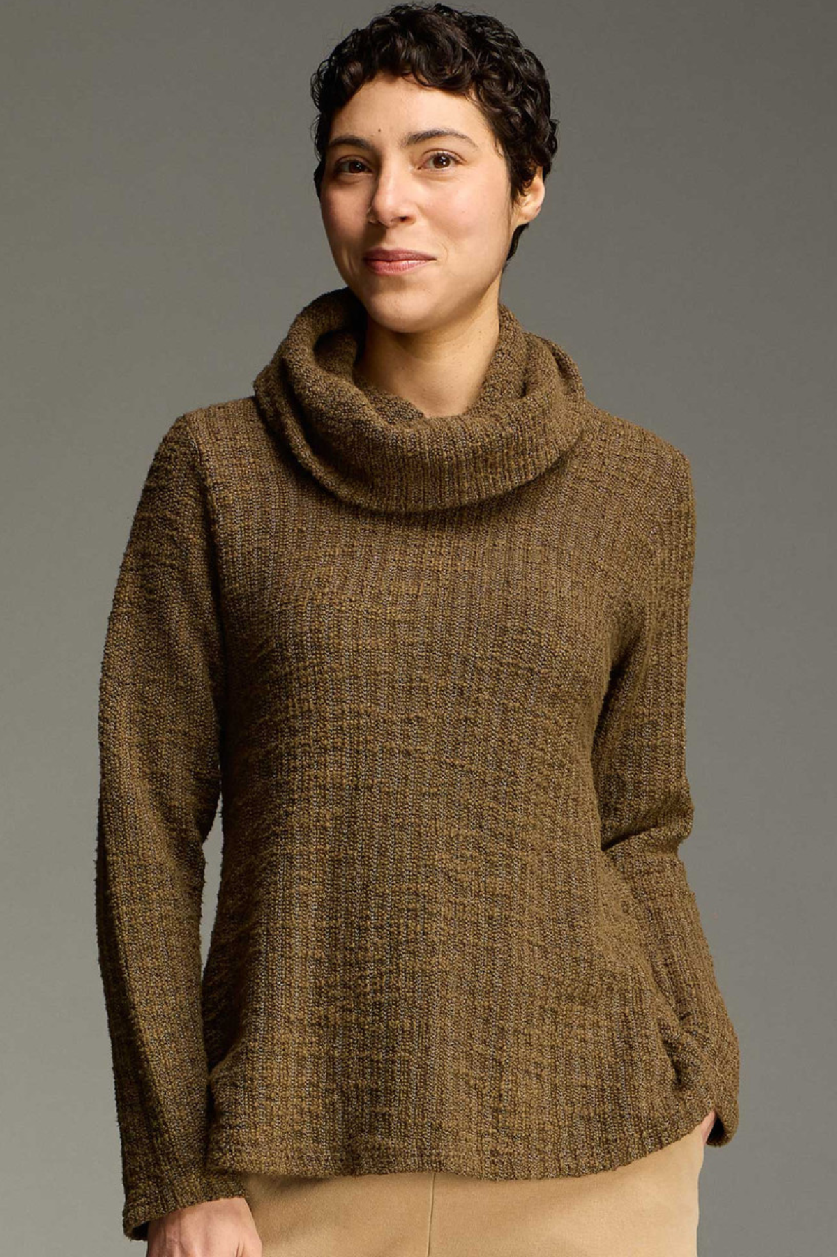 Cut Loose Texture Sweater Cowl Neck Sweater Fall 2026- Special Order - thread to cloth