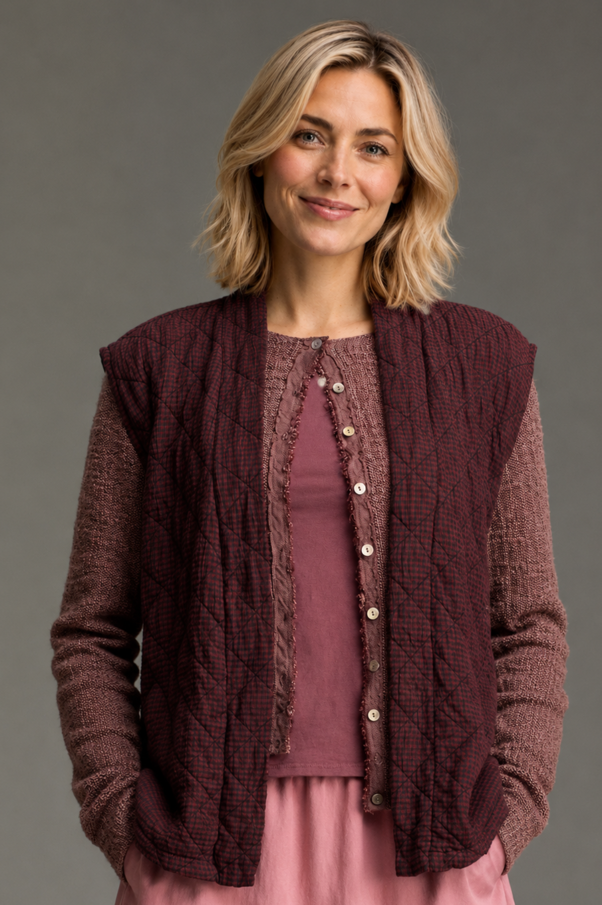 Cut Loose Texture Sweater Knit Crop Cardigan Fall 