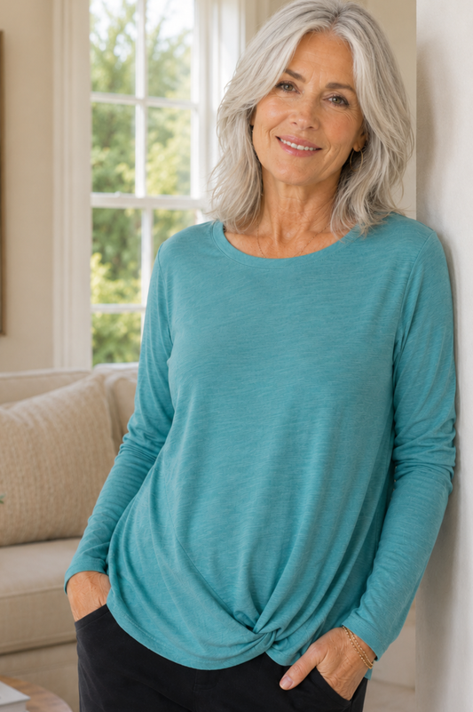 Escape by Habitat Twist and Shout Cotton Slub Pullover