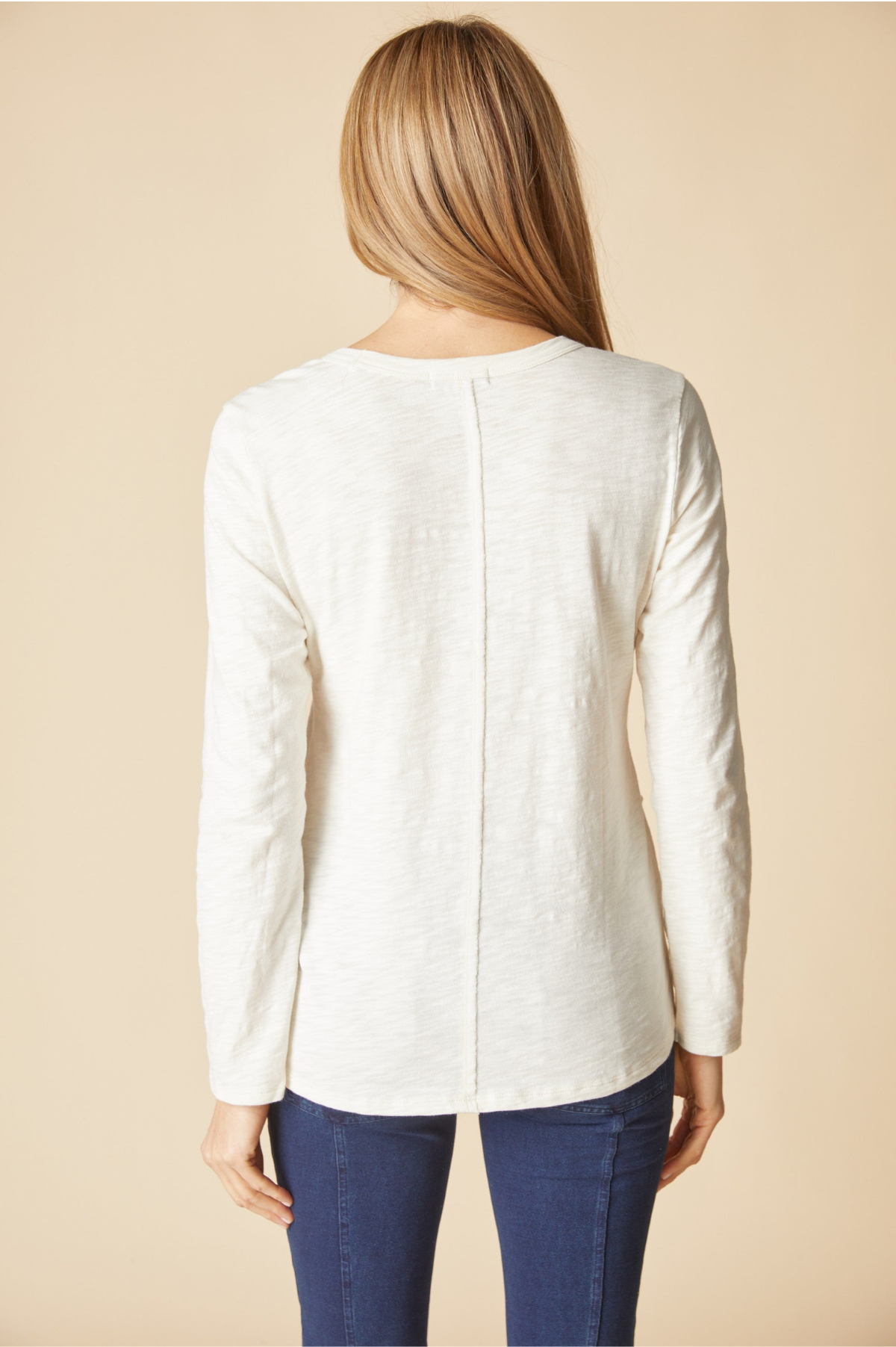 Habitat Clothing Cotton Pebble Shirtail Tunic-Winter White