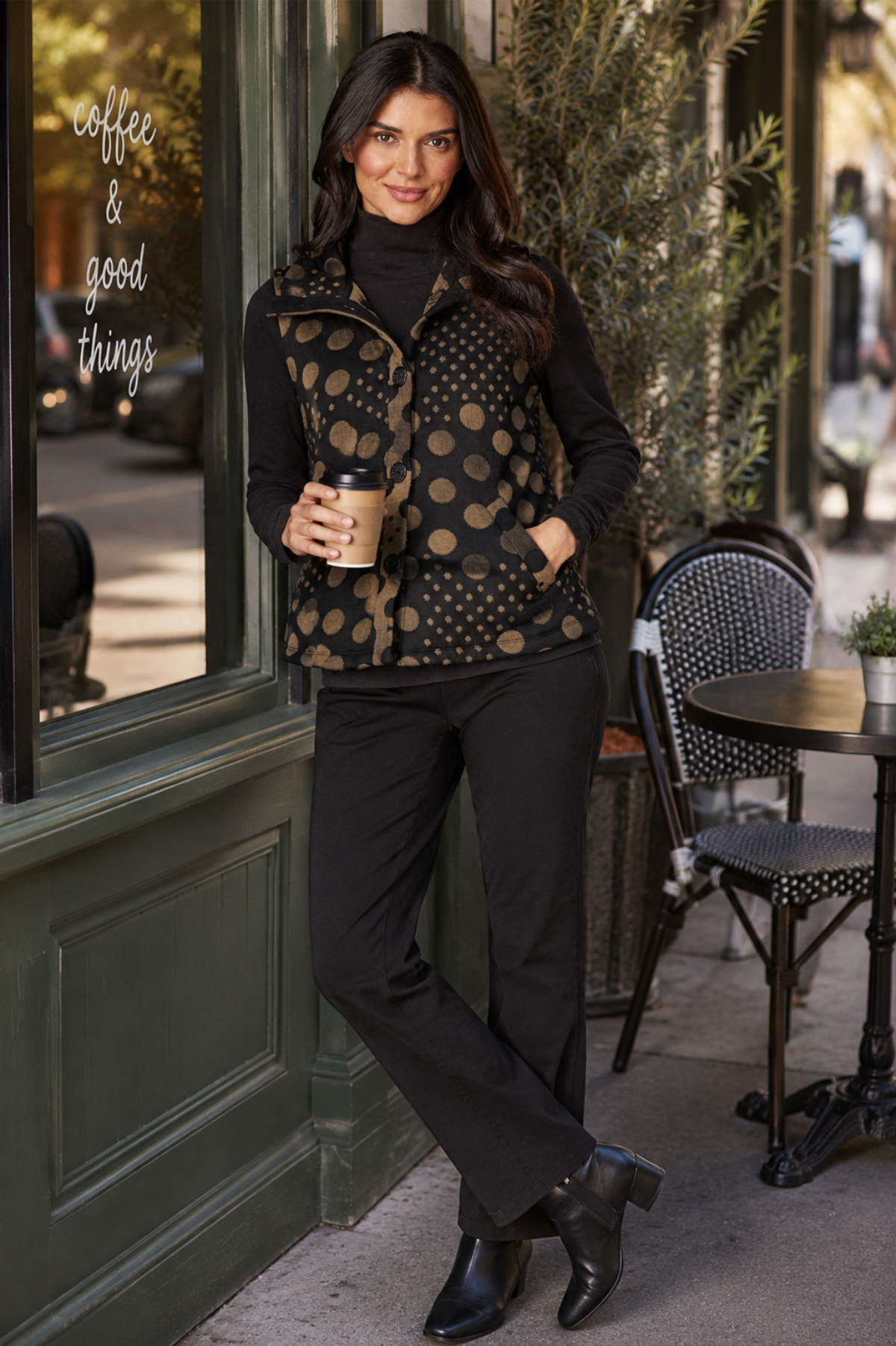 Habitat Clothing On the Dot Connect The Dots Vest model
