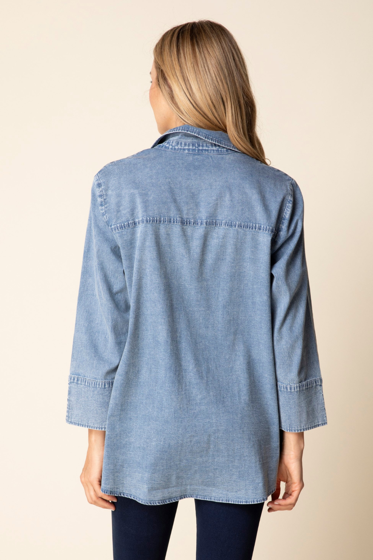 Habitat Clothing The Denim One Shirt-Light Denim - thread to cloth