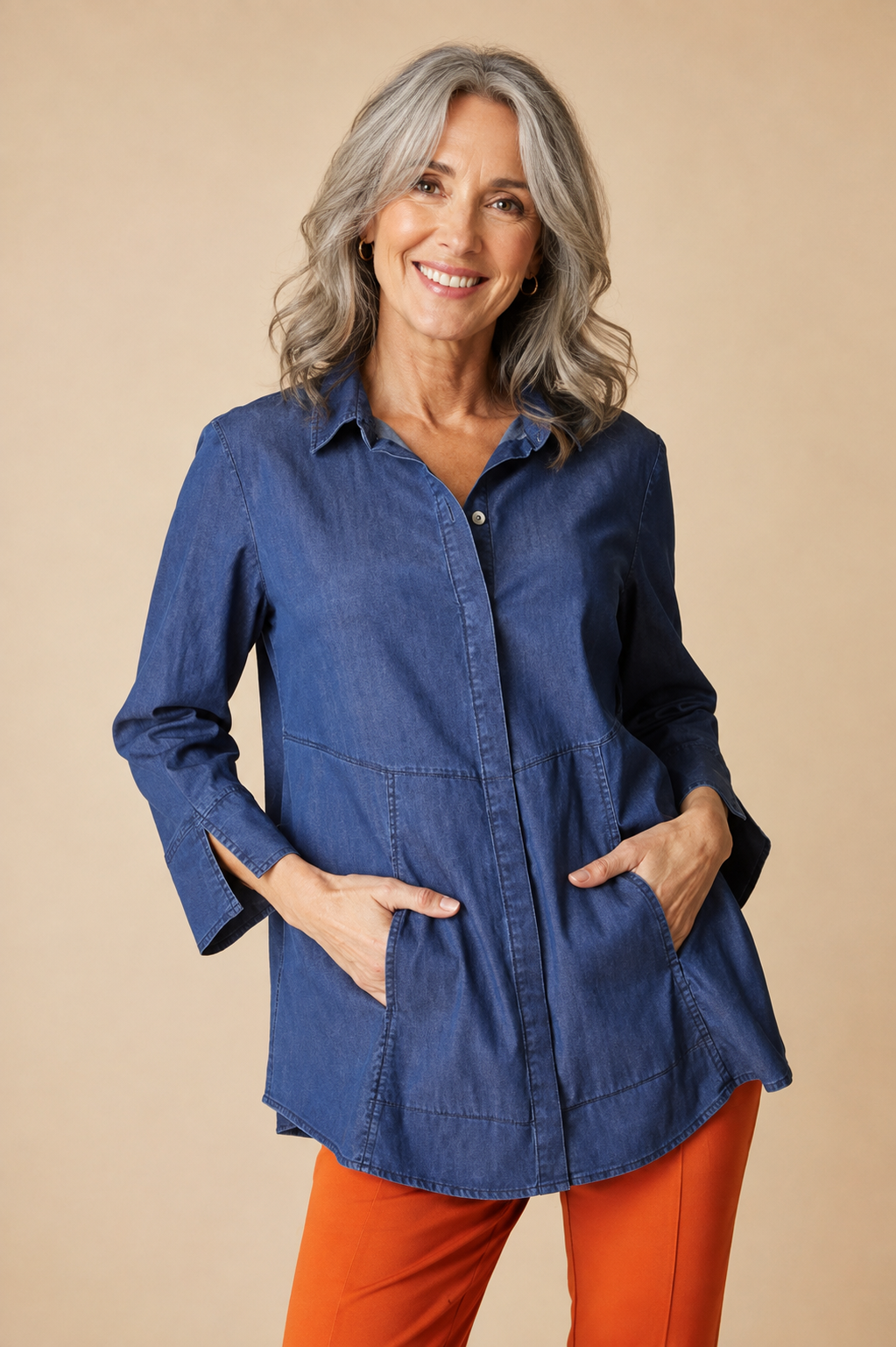 Habitat Clothing The Denim One Shirt-Dark Denim