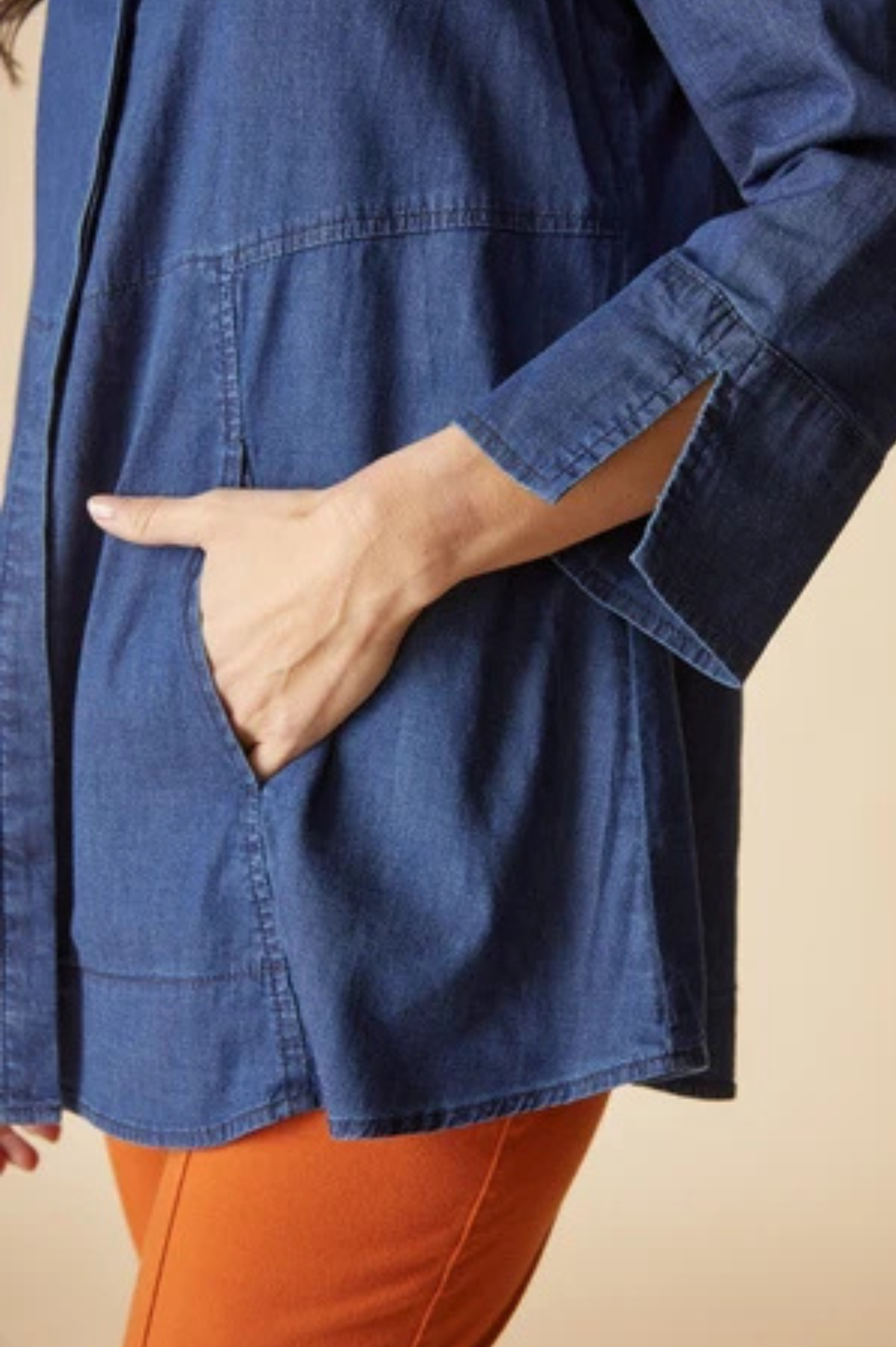 Habitat Clothing The Denim One Shirt-Dark Denim