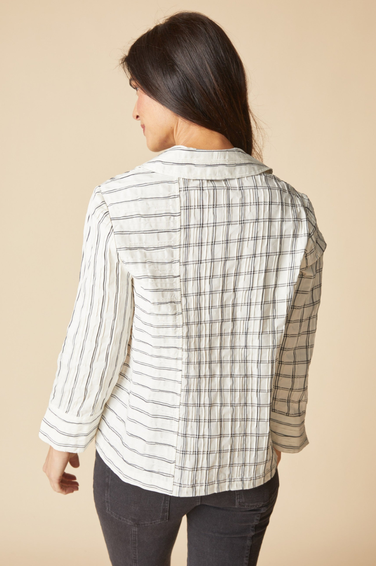 Habitat Clothing Tucked Dobby Mix Daphne Shirt