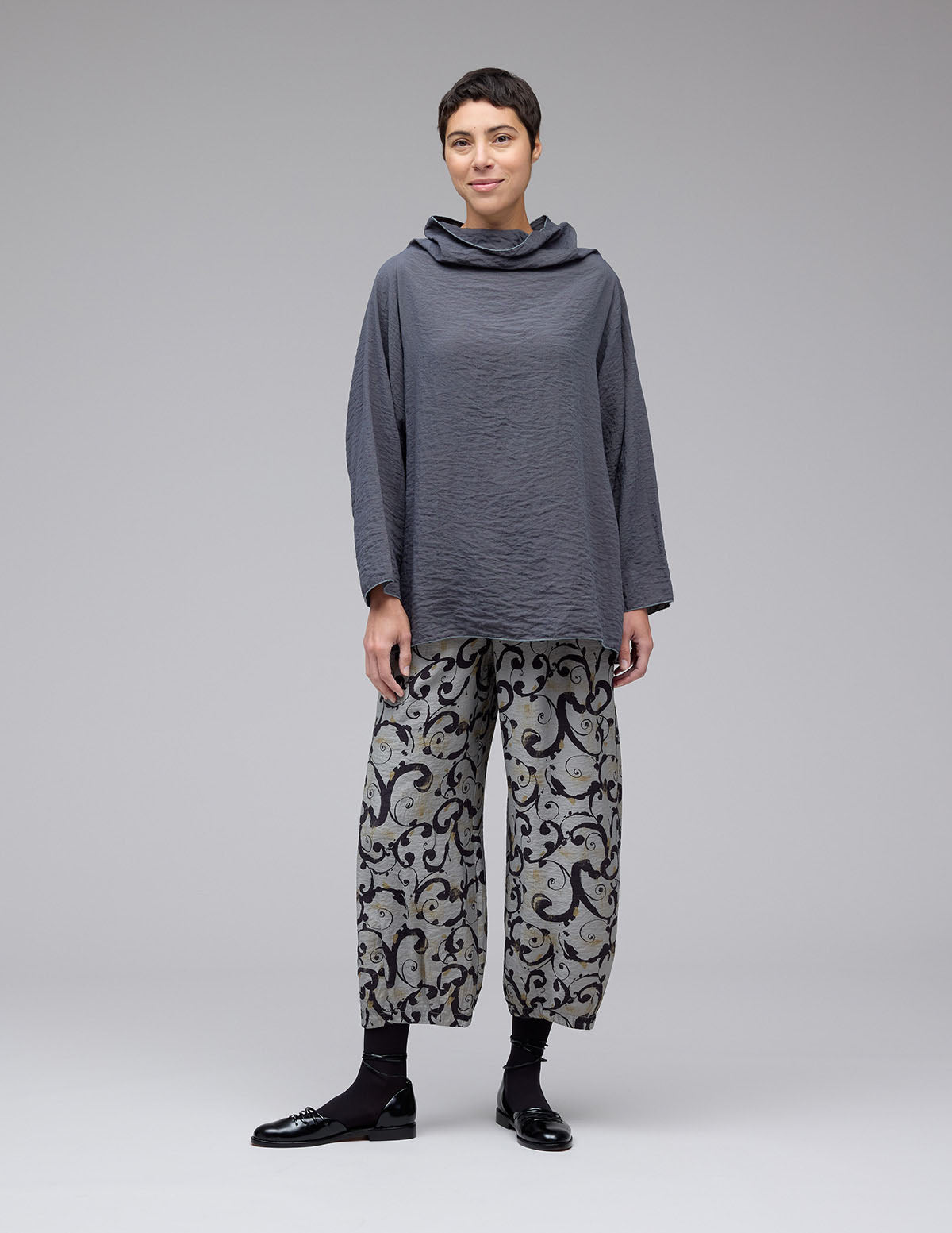 Cut Loose Fall Rayon Parachute One Size Cowl Top Fall 2025-Special Order