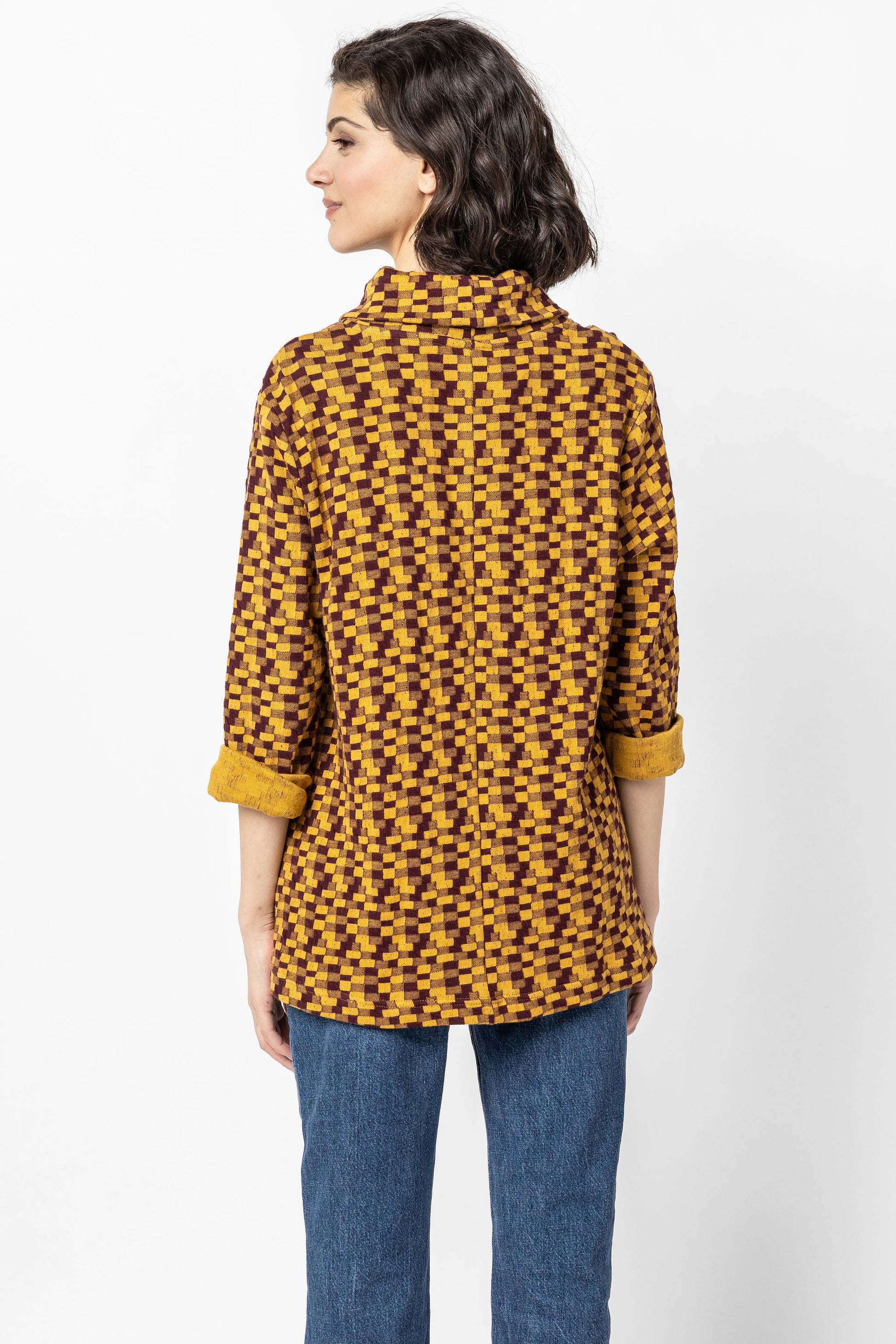 Komil Clothing Petra Weave Cowl Top