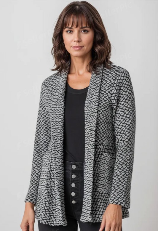 Komil Clothing Ashton Weave Cardigan