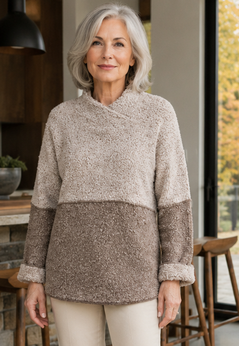 Vine Street Melange Pullover-Cocoa