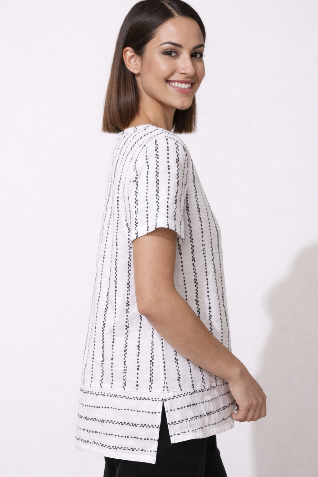 Escape by Habitat Peruvian Cotton Driftwood Dockside Tee - thread to cloth