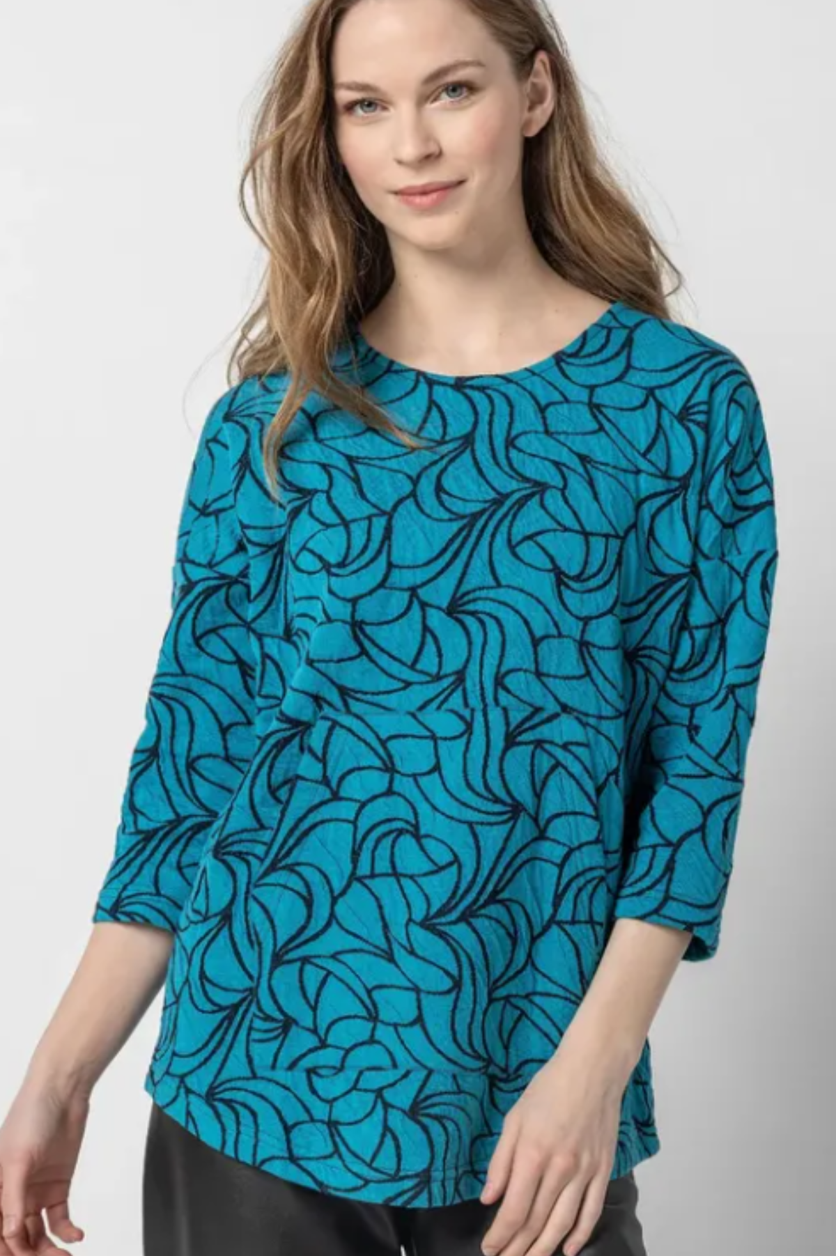 Komil Clothing Top Petal Teal