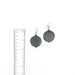 Misty Gray Wood Earrings