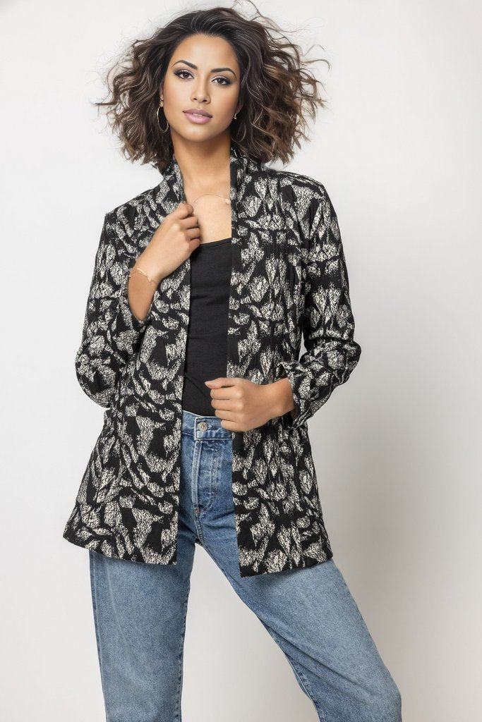 Komil Clothing Cowl Polar Weave Jacket