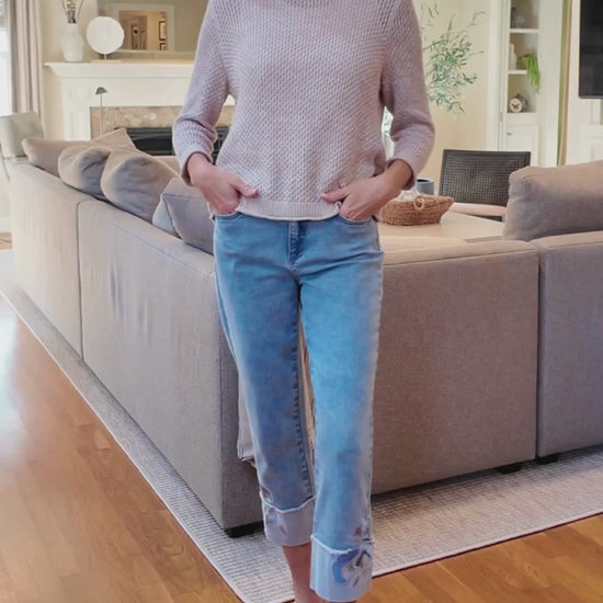 Escape by Habitat Coast Croochet Pullover Sweater -Willow