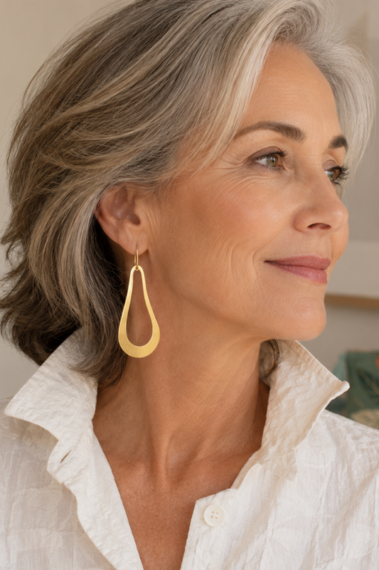 wobble hoop earrings
