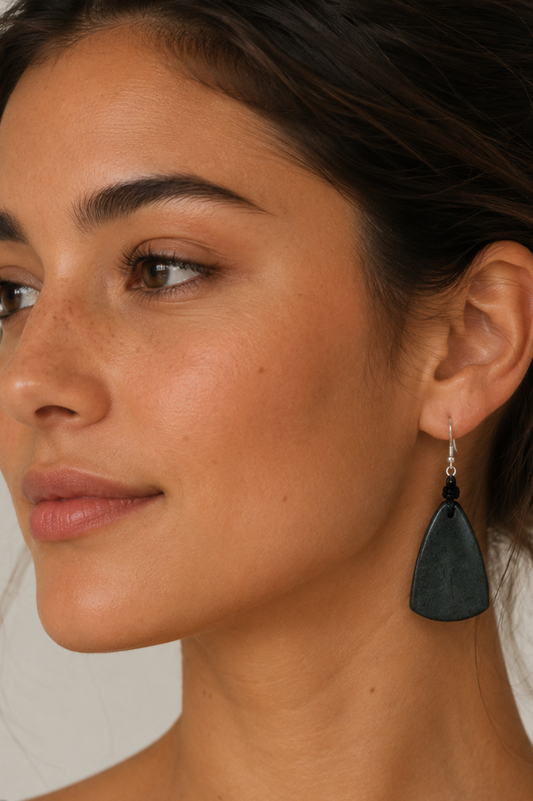 wood earrings