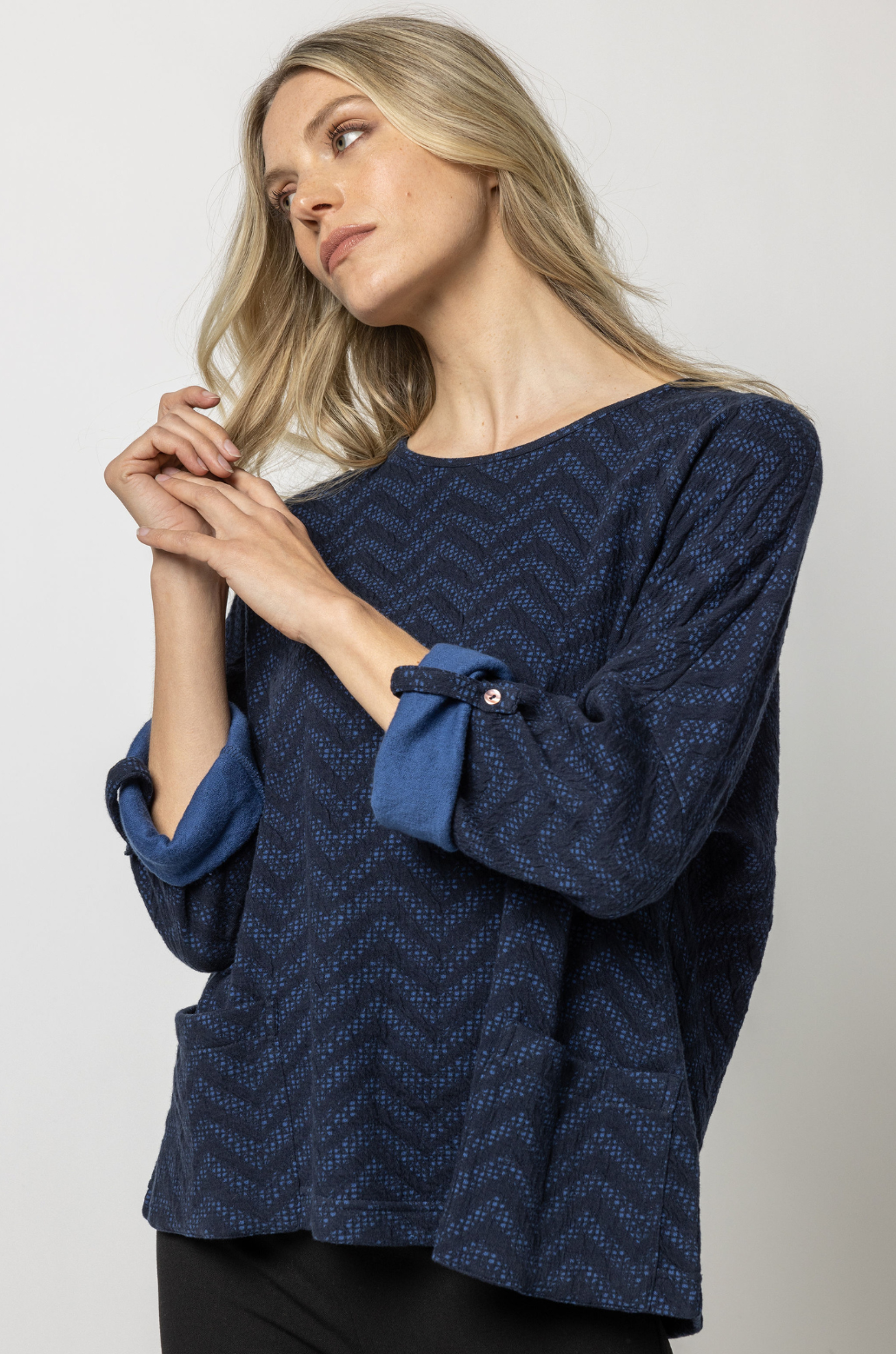 Komil Aberdeen Blue Top