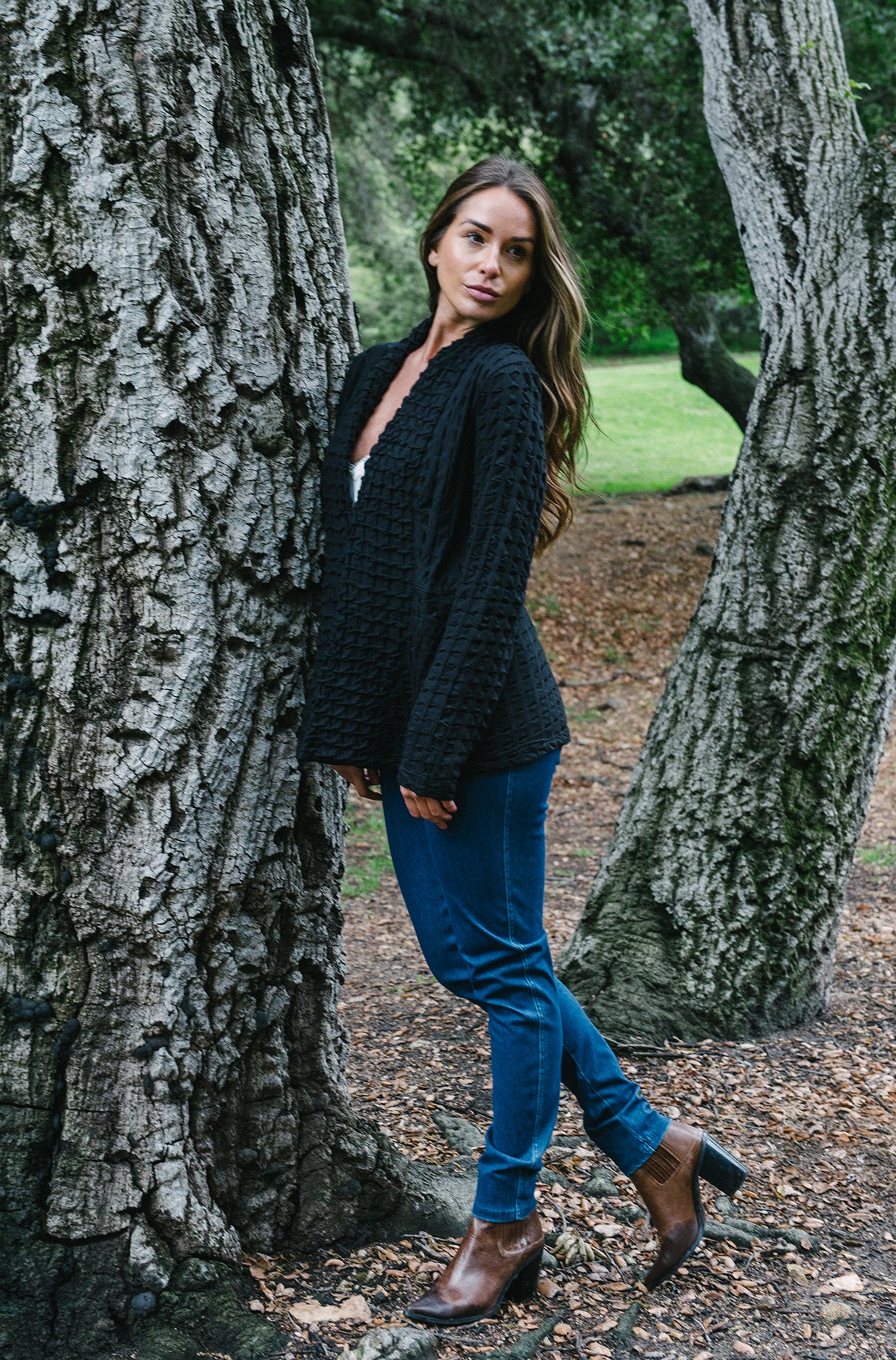 Komil Boston Waffle Jacket - thread to cloth