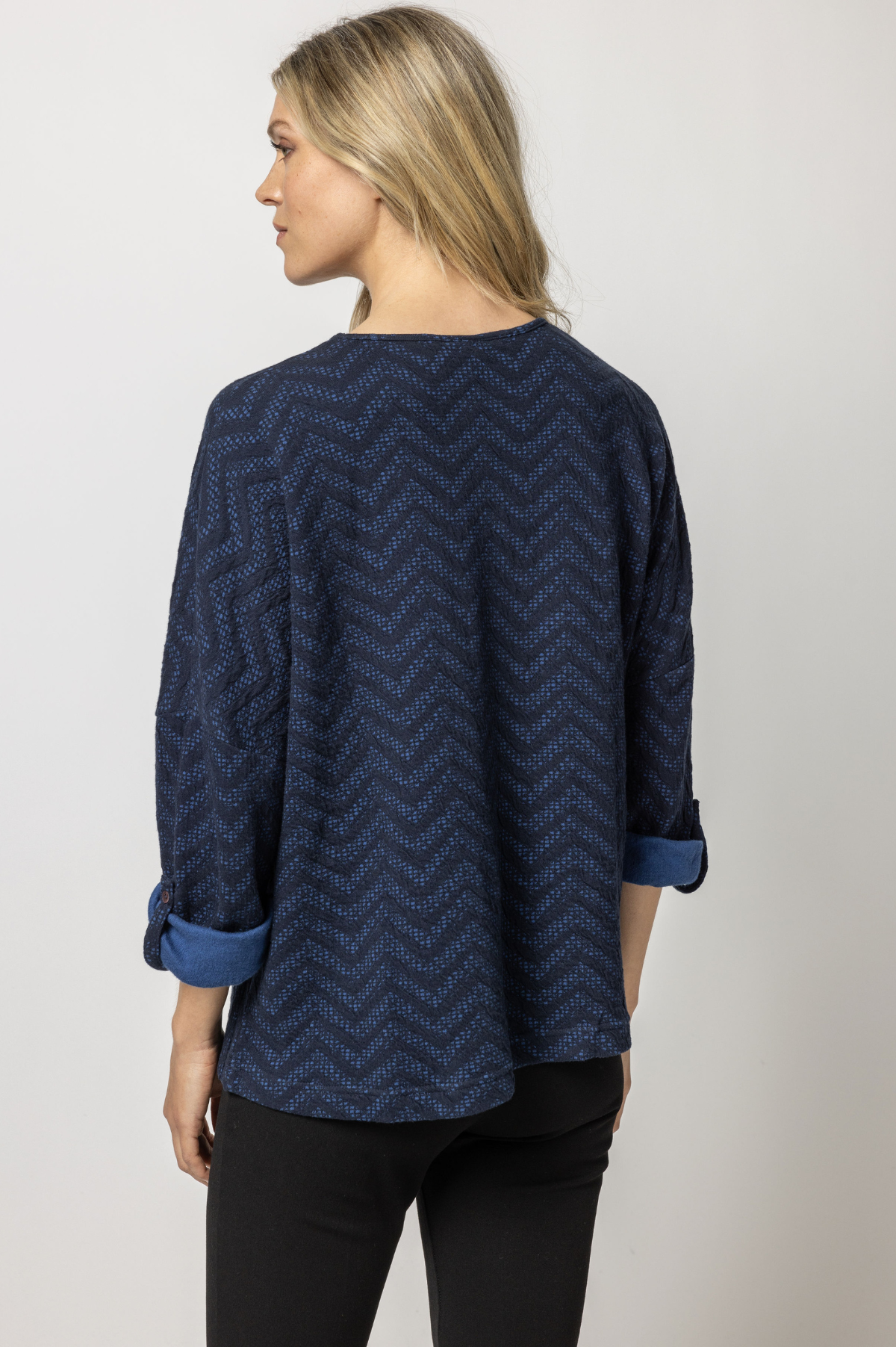 Komil Aberdeen weave Dolman Top