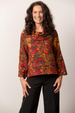Habitat Clothing Express Travel Drape Collar Pullover Autumn Leaves